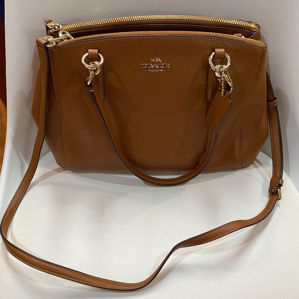 COACH Christie Carryall Leather Satchel. New with tag!